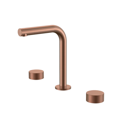 Смеситель для раковины Boheme Stick touch 152-CB.2 copper brushed двухвентильный, медь