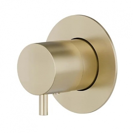 Встраиваемый смеситель для душа и ванны Newform X-Steel 316 67671EX.59.098 pale gold однорычажный, золото