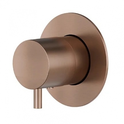 Встраиваемый смеситель для душа и ванны Newform X-Steel 316 67671EX.59.067 copper bronze однорычажный, бронза