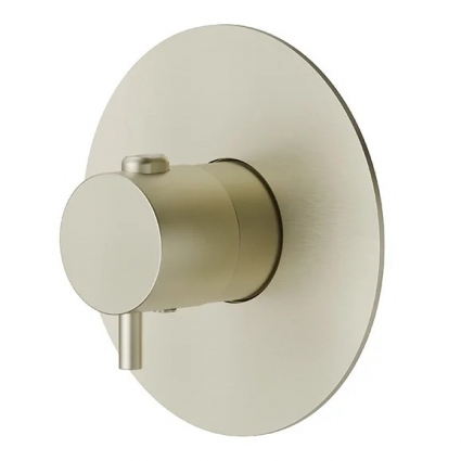 Термостатический смеситель встраиваемый Newform X-Steel 316 67670EX.59.098 pale gold термостат, золото