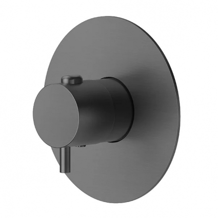Термостатический смеситель встраиваемый Newform X-Steel 316 67670EX.59.064 gun metal термостат,  в современном стиле