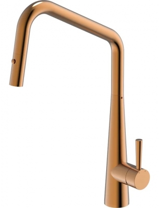 Смеситель для кухни Kantera Orizuro KTR016 RB rio bronze однорычажный, бронза