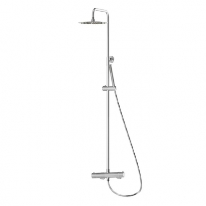 Душевая стойка Newform X-Steel 316 69650X.50.050 inox цвет сталь, штанга 137 см