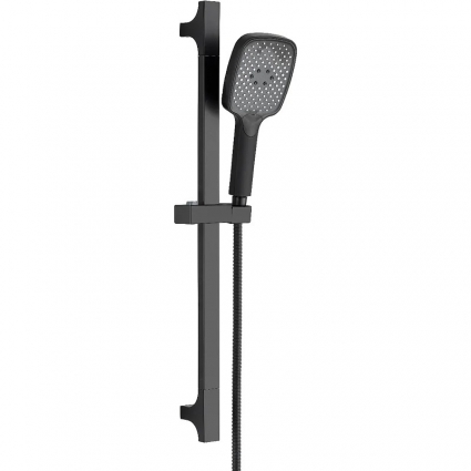 Душевой гарнитур Splenka S470.02.06, черный, шланг 150 см