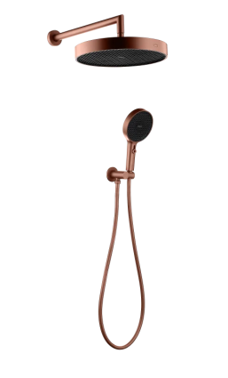 Душевой гарнитур Boheme Cell 427-BRB brushed bronze бронза, штанга 24.8 см