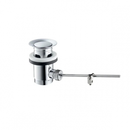 Донный клапан для раковины Hansgrohe 94139000 с переливом, глянцевый хром