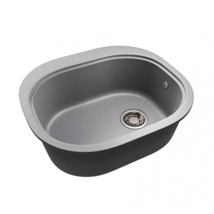 Мойка кухонная Emar Quartz EMQ-1570.C Алмаз матовая, прямоугольная