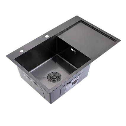 Кухонная мойка Splenka S705.7850.09, графит, матовая, прямоугольная