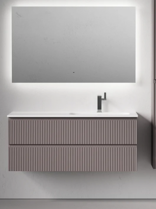 Мебель для ванной комнаты Sancos Snob R 120 R подвесная, doha soft, с ящиками, с доводчиками