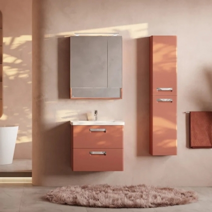 Мебель для ванной комнаты Roca The Gap Original 70 терракота подвесная, матовая