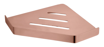 Полка Boheme New Venturo 10318-CB угловая, copper brushed, подвесная