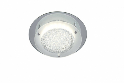 Потолочный светильник Mantra Crystal 5090 в стиле арт-деко, цвет хром