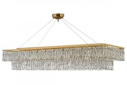 Люстра подвесная Arti Lampadari Elite Acquaro E 1.5.120x30.100 GP в современном стиле, мощность 320 Вт