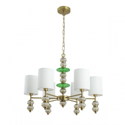 Люстра Lumion MODERNI 8337/6 в классическом стиле, цвет белый, мощность 240 Вт