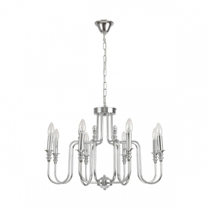Люстра Lumion CLASSI 8317/8 в классическом стиле, цвет хром, мощность 320 Вт