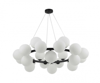 Люстра Kink Light Сида 07508-24,19, цвет черный, мощность 240 Вт