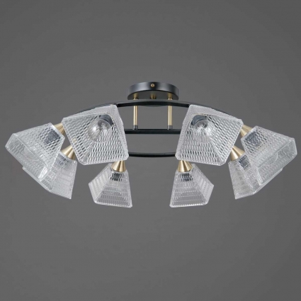 Люстра Illumico IL0850-8CSQ-25BKAB ELITE цвет прозрачный, мощность 320 Вт
