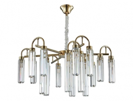 Люстра NEWPORT 4526+3/C new gold цвет прозрачный, мощность 450 Вт