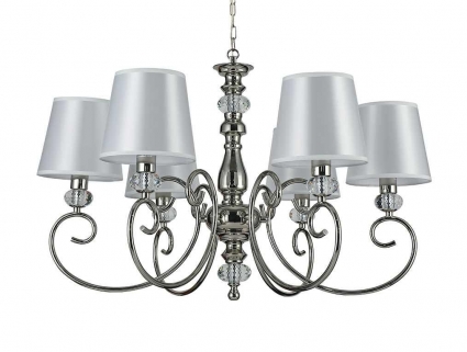 Люстра NEWPORT 1206/C nickel цвет белый, мощность 240 Вт