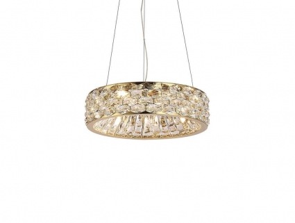 Люстра NEWPORT 8532/40 C gold polished цвет прозрачный, мощность 225 Вт