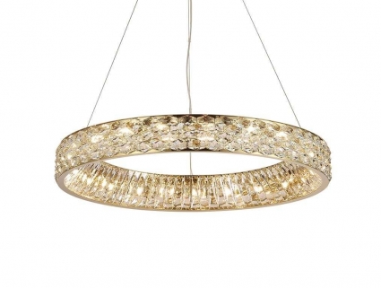 Люстра NEWPORT 8532/80 C gold polished цвет прозрачный, мощность 525 Вт