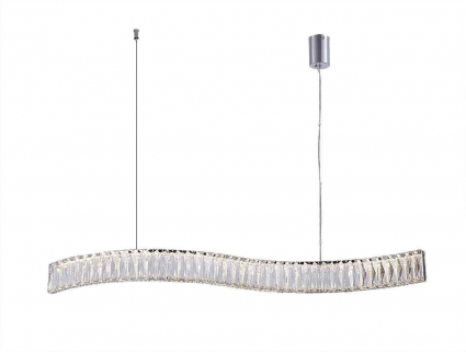 Люстра NEWPORT 8243N/90 chrome цвет прозрачный, мощность 7 Вт