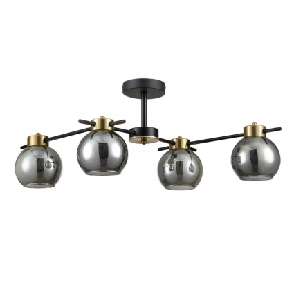 Люстра Lumion EMINA 8059/4C в стиле модерн, цвет серый, мощность 240 Вт