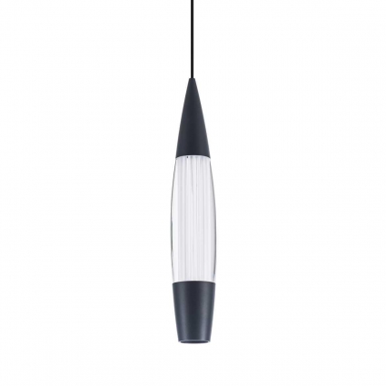 Подвесной светильник LED4U L7123-1 BK в стиле модерн, цвет черный, мощность 9 Вт