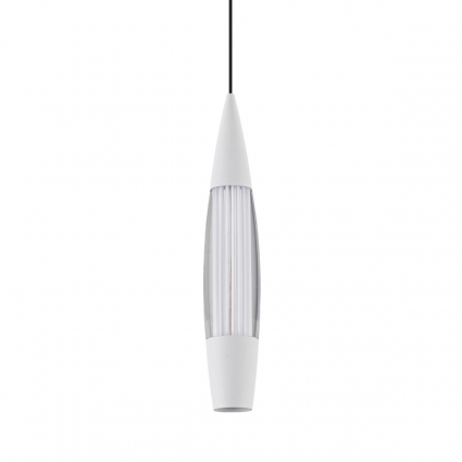 Подвесной светильник LED4U L7123-1 WH в стиле модерн, цвет белый, мощность 9 Вт