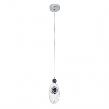 Подвесной светодиодный светильник Modelux Modestyle MS.1123.1 CR в стиле модерн, цвет хром
