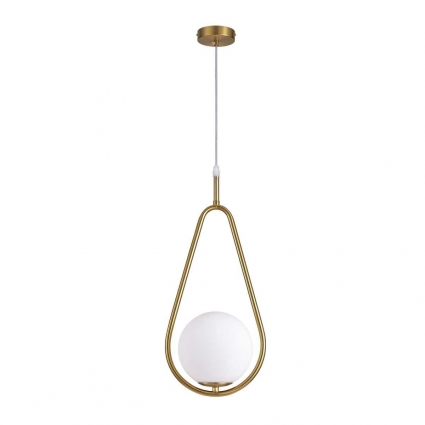 Подвесной светильник Modelux ML.374.500 BS в стиле модерн, цвет белый