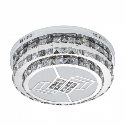 Потолочный светильник LED4U 70032-500 цвет хром, мощность 53 Вт