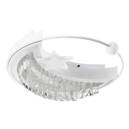 Потолочный светильник LED4U L8024-450 WT в стиле модерн, цвет белый