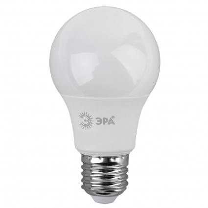 Лампа светодиодная ЭРА E27 7W 6500K матовая LED A60-7W-860-E27 Б0044087 цвет белый