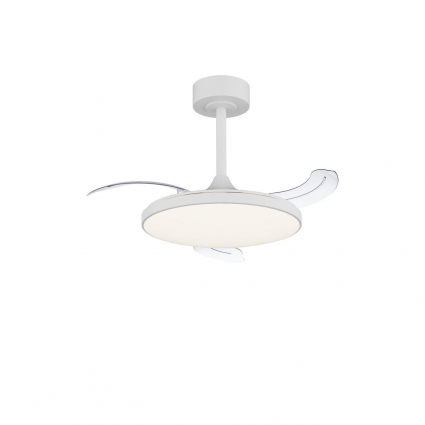 Люстра-вентилятор Mantra SLIM FAN mini 9008 цвет белый, мощность 45 Вт