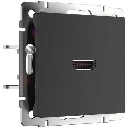 Розетка HDMI Werkel черный матовый W1186008 4690389157066