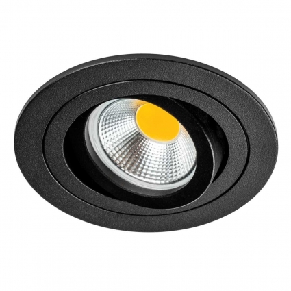 Светильник встраиваемый MR16/GU10 max 1x12Вт Singo Base Lightstar 011620 в стиле Хай-тек, цвет черный