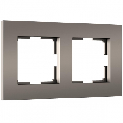 Рамка Werkel Slab на 2 поста бронза матовый W0022963 4690389193408