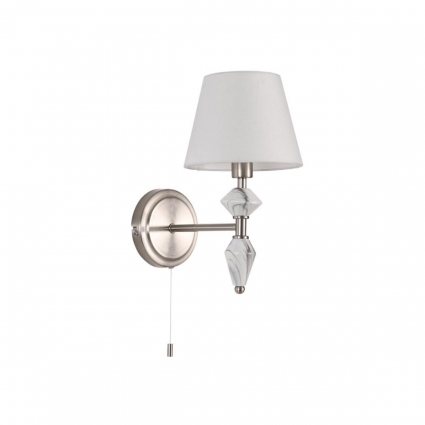 Бра Lumion VERMONT 8274/1W в классическом стиле, цвет белый, мощность 40 Вт