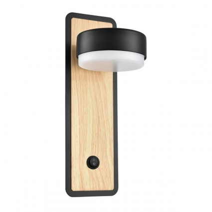 Бра Lumion LELAND 8264/1W цвет черный, мощность 7 Вт