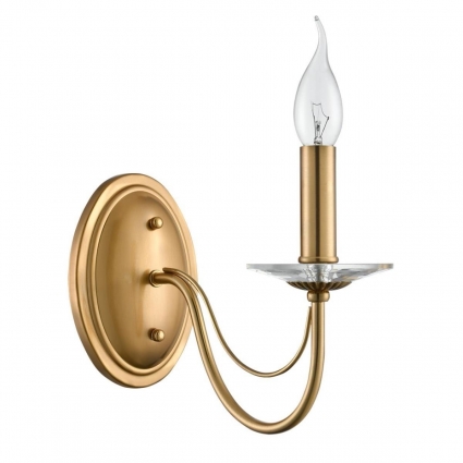 Бра Lumion INCANTO 8033/1W в классическом стиле, цвет прозрачный, мощность 40 Вт