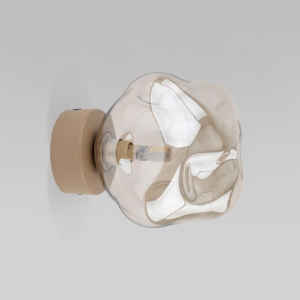 Настенный светильник TK Lighting Lava Sabia a071858 в стиле лофт, цвет бежевый