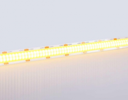 Светодиодная лента Ambrella Light GS4801 COB 616Led/19W m/ 24V IP20 3000K/ 5m*12mm*2mm (2 конт.) GS4801 в стиле Хай-тек, цвет белый