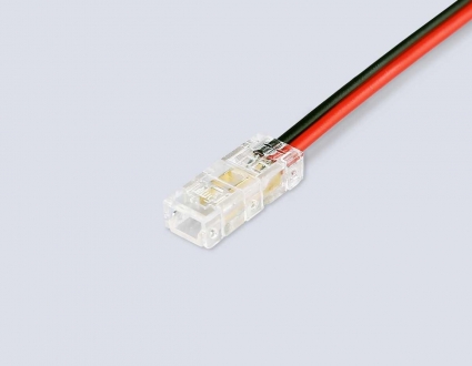 Соединитель гибкий двухсторонний AMBRELLA LIGHT ILLUMINATION COB 12/24V для лент 5mm (2 конт.) (10шт. в комплекте) GS7885 в стиле Хай-тек, цвет прозрачный