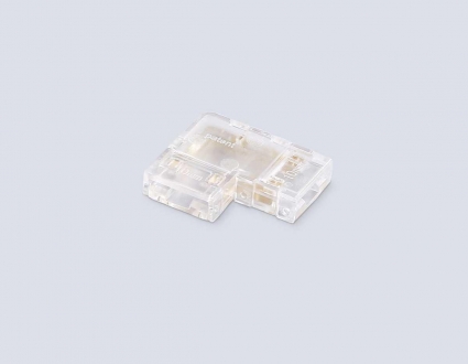 Соединитель угловой AMBRELLA LIGHT ILLUMINATION COB RGB 12/24V для лент 10mm (4 конт.) (10шт. в комплекте) GS6891 в стиле Хай-тек, цвет прозрачный