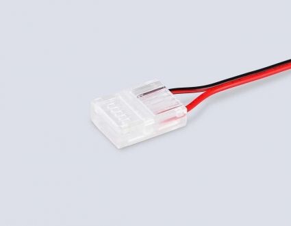 Соединитель гибкий двухсторонний AMBRELLA LIGHT ILLUMINATION COB 12/24V для лент 12mm (2 конт.) (10шт. в комплекте) GS7898 в стиле Хай-тек, цвет прозрачный