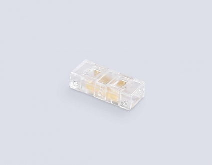 Соединитель прямой AMBRELLA LIGHT ILLUMINATION COB 12/24V для лент 5mm (2 конт.) (10шт. в комплекте) GS6341 в стиле Хай-тек, цвет прозрачный