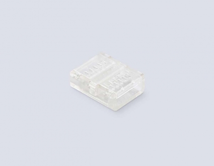 Соединитель прямой AMBRELLA LIGHT ILLUMINATION COB 12/24V для лент 12mm (2 конт.) (10шт. в комплекте) GS6362 в стиле Хай-тек, цвет прозрачный