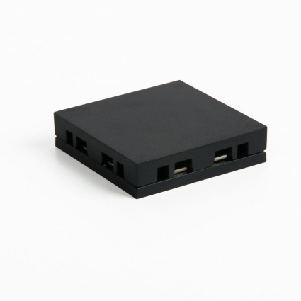 Соединитель четырёхсторонний для накладного шинопровода Elektrostandard Flat Magnetic 85003/00 черный a063738 цвет черный