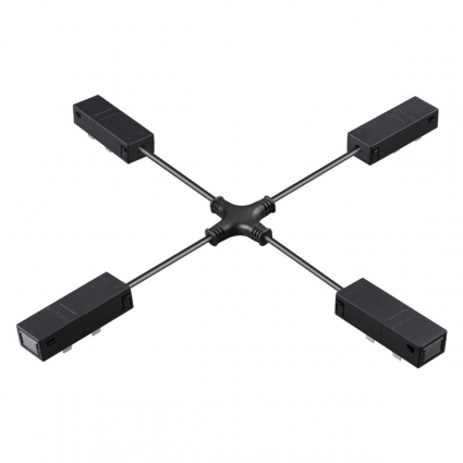 Гибкий токопроводящий соединитель X Novotech VECTOR 135315 цвет черный